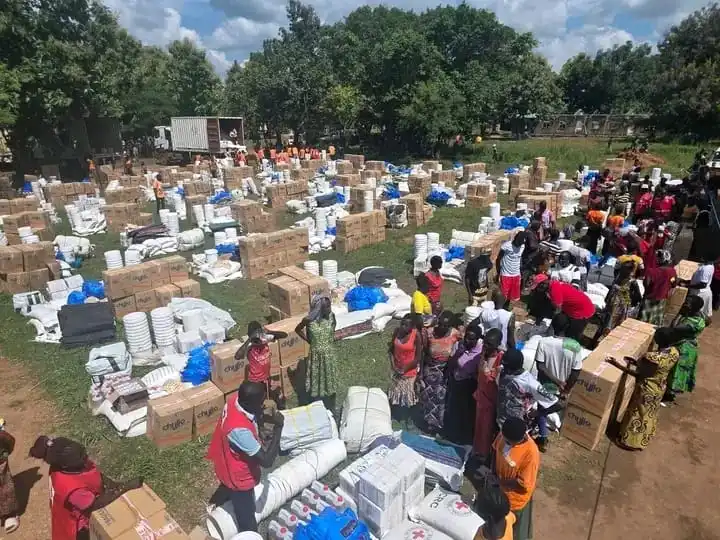 Kajo-Keji IDPs recieving Food Aid-Photo Credit-ICRC-South Sudan