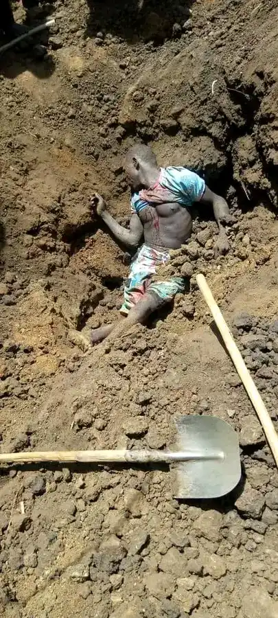 Late Peter Mambu died in a gold mining area in Bidi-Bidi Refugee camp. Photo Credit-Handout