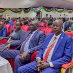 Party leaders and officials attending the Meeting in Juba. Photo Credit-Press Unit-Office of the President