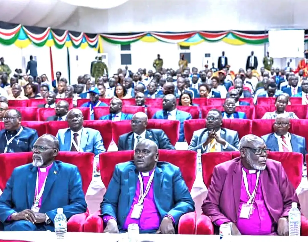 Religious Leaders listening to presentation during the inter-Party Dialogue in Juba