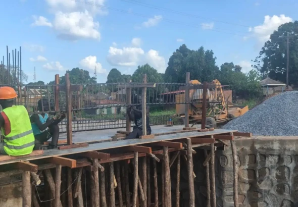 Yei and Lainya Commissioners Inspect Kanjoro Bridge Progress