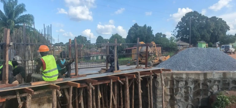 Yei and Lainya Commissioners Inspect Kanjoro Bridge Progress