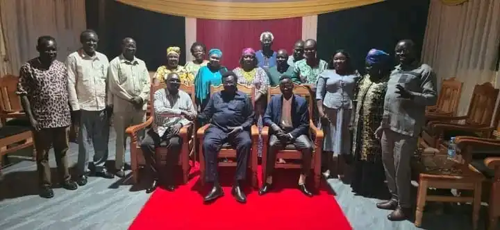 Yei community Leaders met Caretaker Governor Jadalla