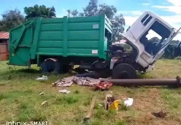 Yei Garbage colllection truck