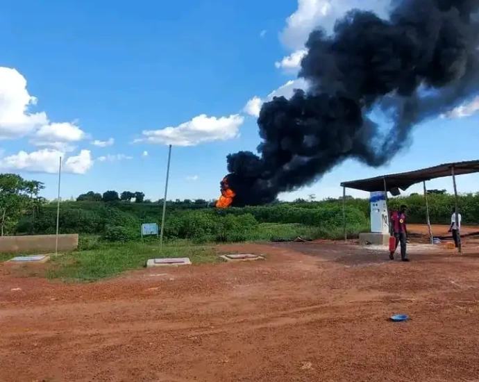 A Fuel Station in Bazi, Morobo County. Photo credit-Handout