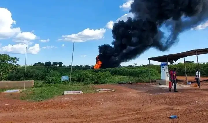 A Fuel Station in Bazi, Morobo County. Photo credit-Handout