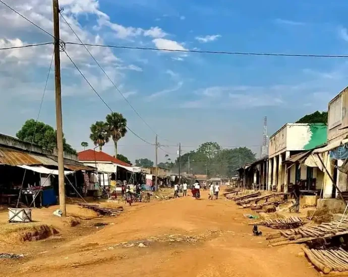A street in Yei town. Photo Credit-Yei home of Music