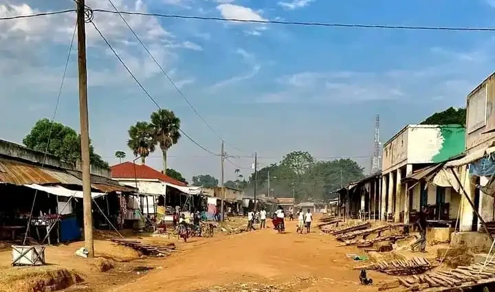 A street in Yei town. Photo Credit-Yei home of Music