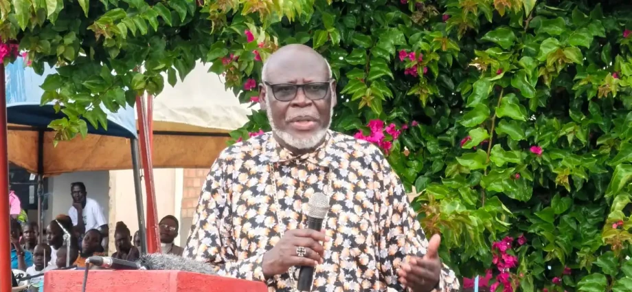 Archbishop Elias Taban Parangi of the Evangelical Presbyterian Church in Yei. Photo Credit-James Innocent