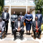 Central Equatoria State Government pose for a group photo after the meeting. Photo Credit-Press Unit-Office of the governor