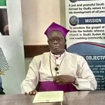Church Leaders during the issuimng of a statement on the current situation in South Sudan