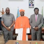 Governor Jadalla and Bishop Ameyo Center-PHOTO CREDIT-Press Unit Office of the Governor