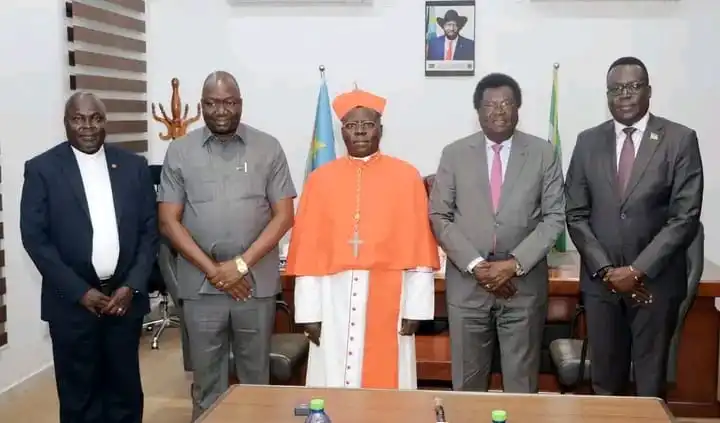 Governor Jadalla and Bishop Ameyo Center-PHOTO CREDIT-Press Unit Office of the Governor