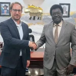 IOM Deputy chief and Governor Jadalla Pose for a photo after the meeting. Photo Credit-Press Unit-Office of the Governor