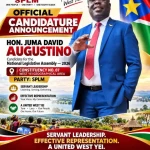 Hon. Juma David Augustine. Credit-Hand out