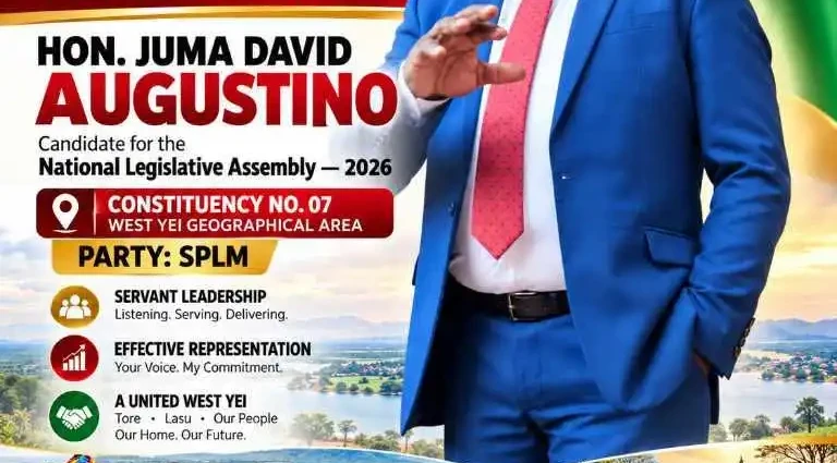 Hon. Juma David Augustine. Credit-Hand out