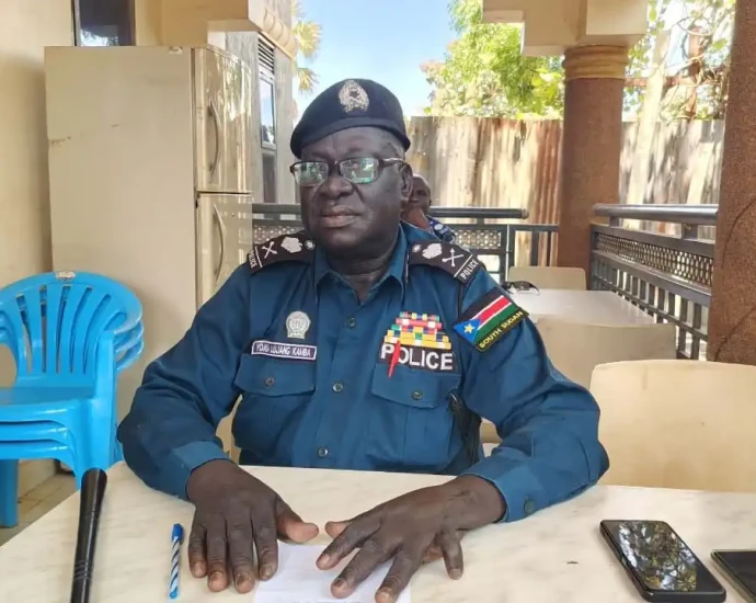 Major General Yoasa Lujang Kamba. Photo Credit-Emmanuel Malish Richard-Access Radio