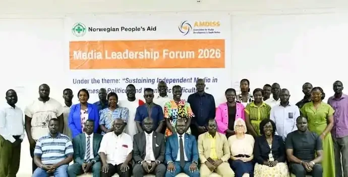 Media Stakeholders sat for a get together Meeting in Juba. Photo Credit-NCA File Photo