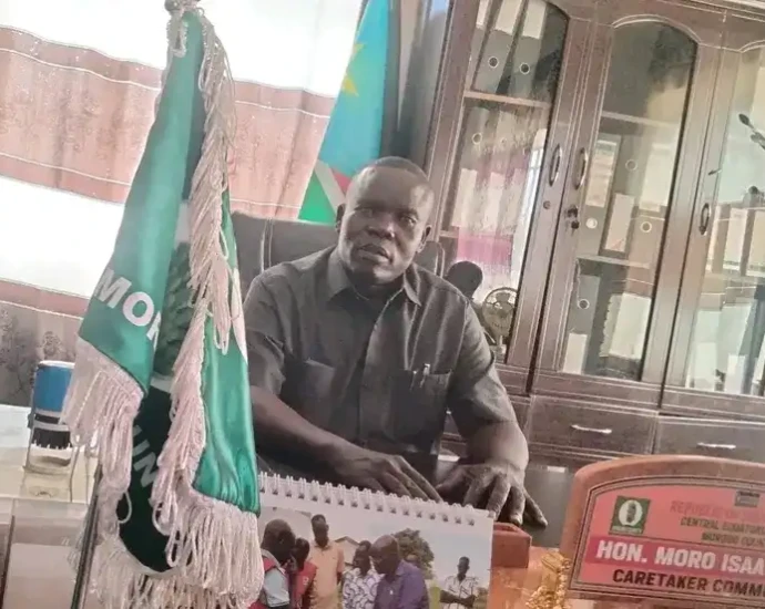 Morobo County Caretaker Commissioner Isaac Moro-Photo Credit-Vita Henry-Press Unit-Morobo County
