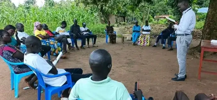 New Peace committee Members in Ronyi Boma of Yei River County. Photo Credit-CEDED-South Sudan