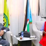 Pakistanis Trade Minister and his counter Part South Sudanese trade Minister Margret-Photo Credit-National Ministry of Trade and Insdustry