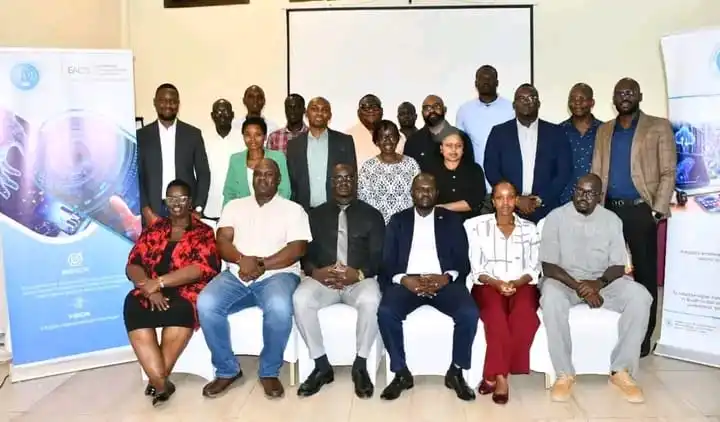 Participants phose for a group photo at the end of the event. Photo Credit-NCA-South Sudan