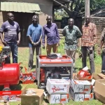 Farm equipment donated to CTC by GIZ. Photo Credit-GIZ-South Sudan