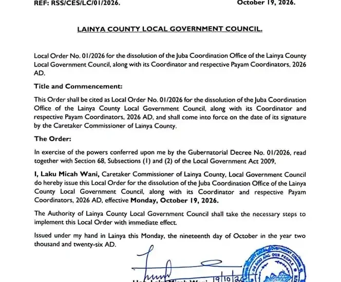 Press Statement-Lainya County