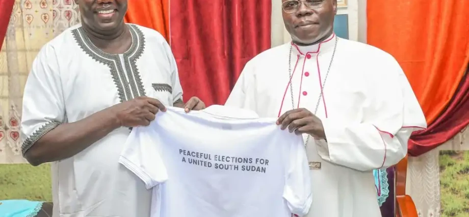 South Sudan Election Chief Meets Catholic Cardinal on Peaceful December Vote