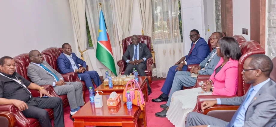 SPLM Fundraising Committee Briefs Presidential Affairs Minister Ahead of December 2026 Elections