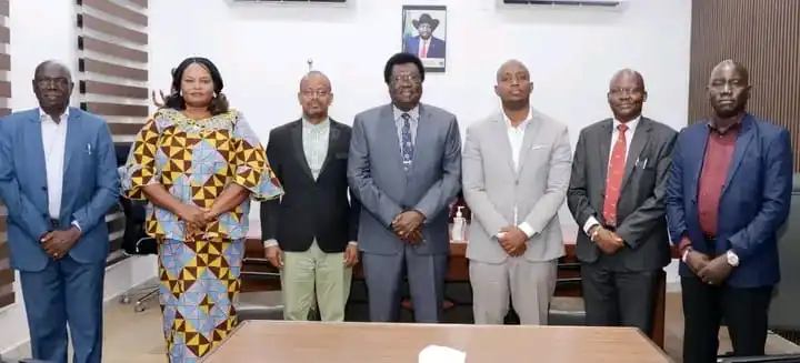 State and company officials pose for a group photo after the meeting-Photo Credit-Press Unit-Office of the Governor