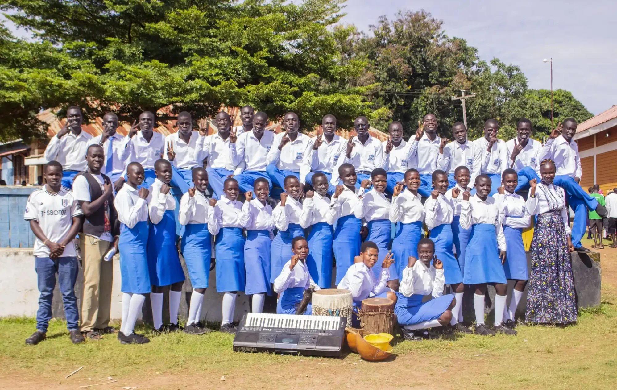 Seven Schools Participates in Music and Dance Contest for Peace in Yei