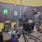 The on Air Studio of Iyete FM in Morobo County. Photo Credit-Press Unit-Office of the Commisisoner-Morobo County