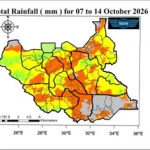 Weekly rainfall forecast