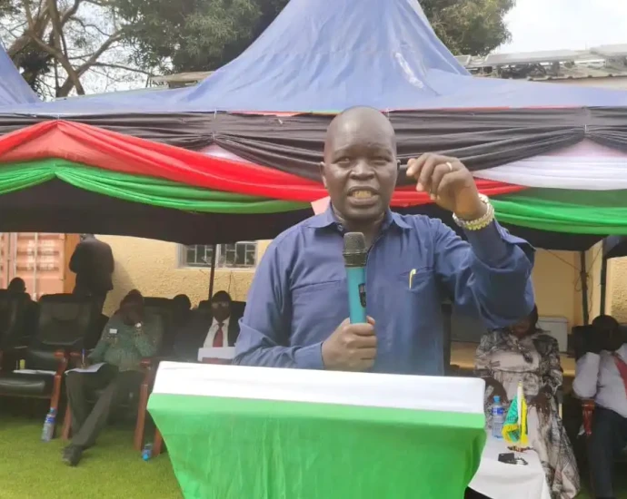 Yei River County Commisisoner Emmanuel Taban Seme. Photo Credit Emmanuel Malish Richard-Access Radio
