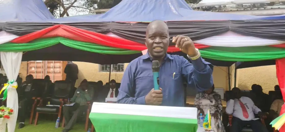 Yei River County Commisisoner Emmanuel Taban Seme. Photo Credit Emmanuel Malish Richard-Access Radio