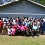 Youth participants and stakeholders pose for a group photo. Photo Credit-Yei River County Youth Association