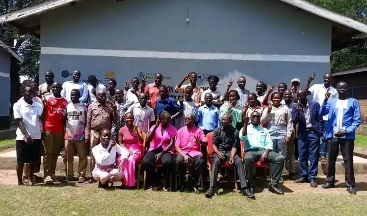 Youth participants and stakeholders pose for a group photo. Photo Credit-Yei River County Youth Association